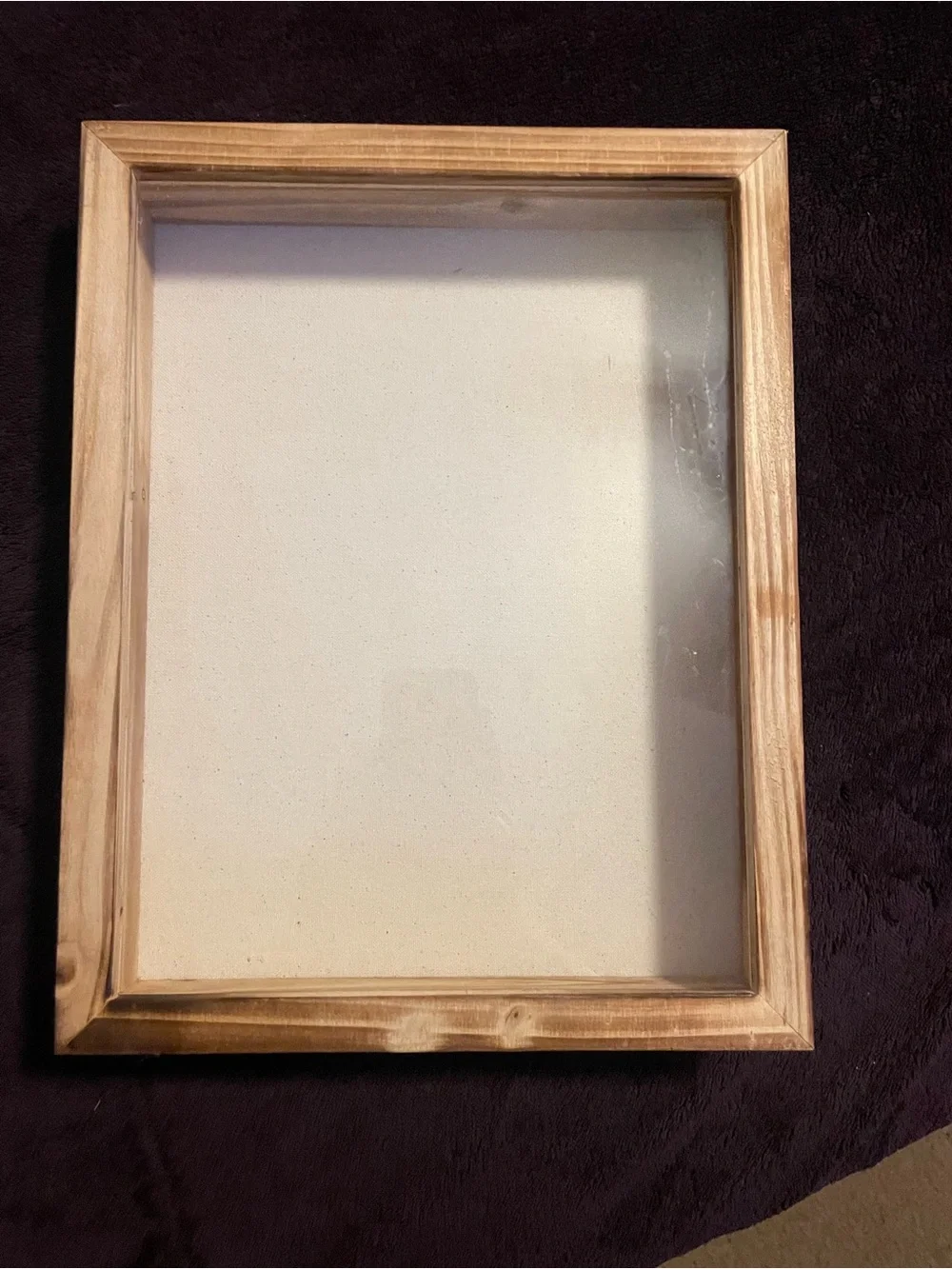 Source Unknown Natural Wood shadow box in Light Brown